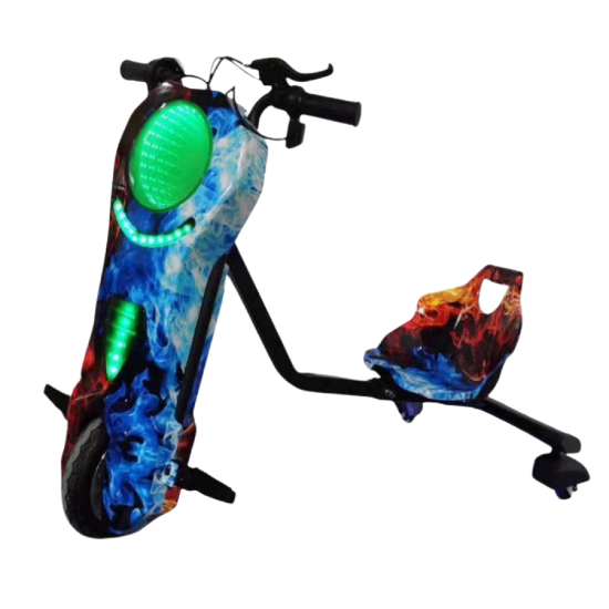 صورة سكوتر درفت "اللهيب البارد" – قوة وإضاءة تبهر العيون